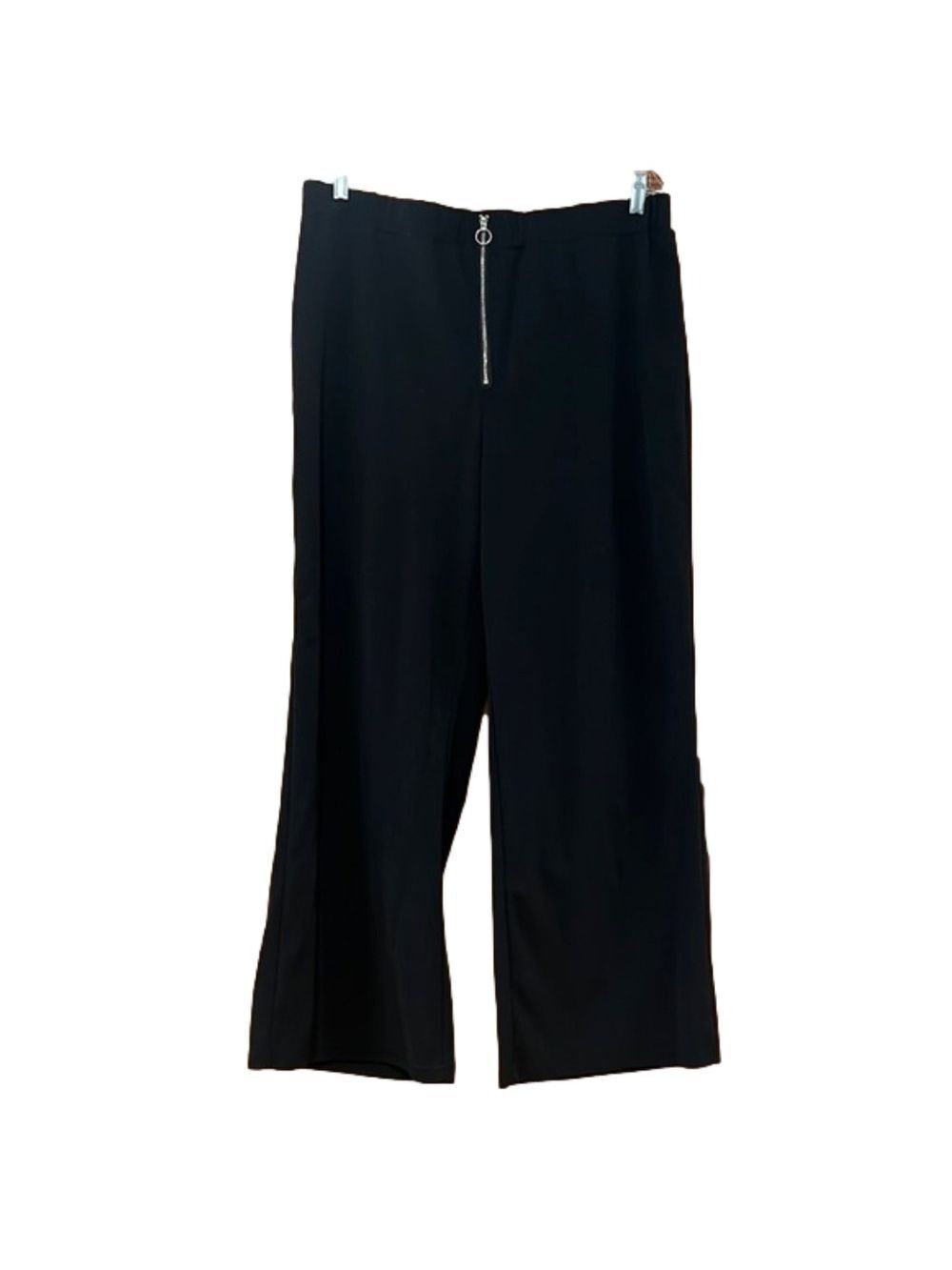 SHEIN Black Wide Leg Pants 2XL Elastic Waist